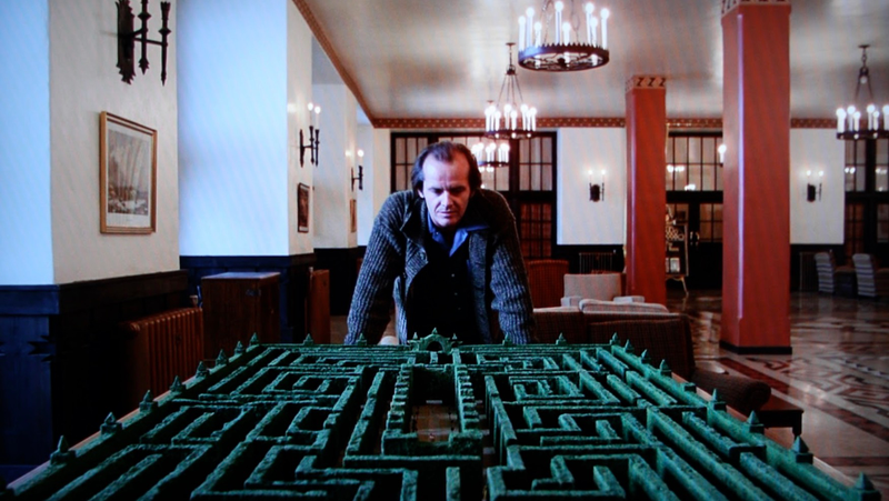 Jack Nicholson in The Shining.